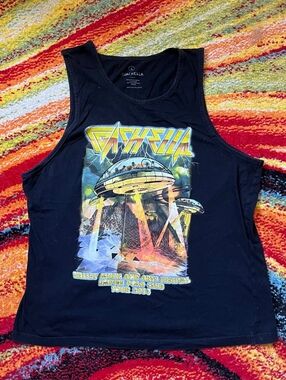 Coachella 2014 Official Festival Tank Top Black Size L Music Festival Tee